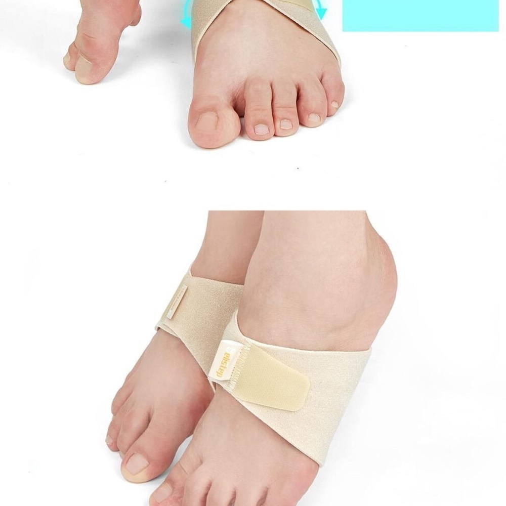 Beige Anti-Slip Foot Support with Velcro